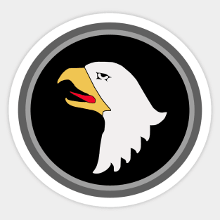 101st Airborne Eagle Head Sticker